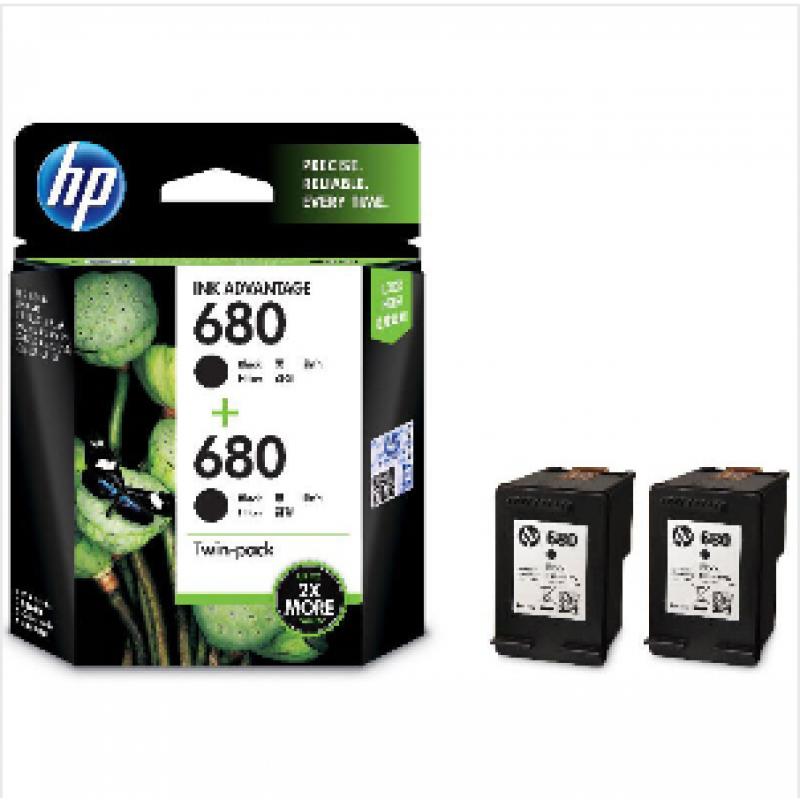 惠普（HP） X4E79AA 680双黑墨盒套装