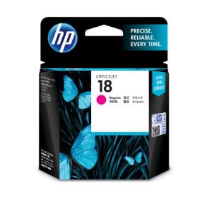 HP分体式墨盒HP18品红色墨盒C...