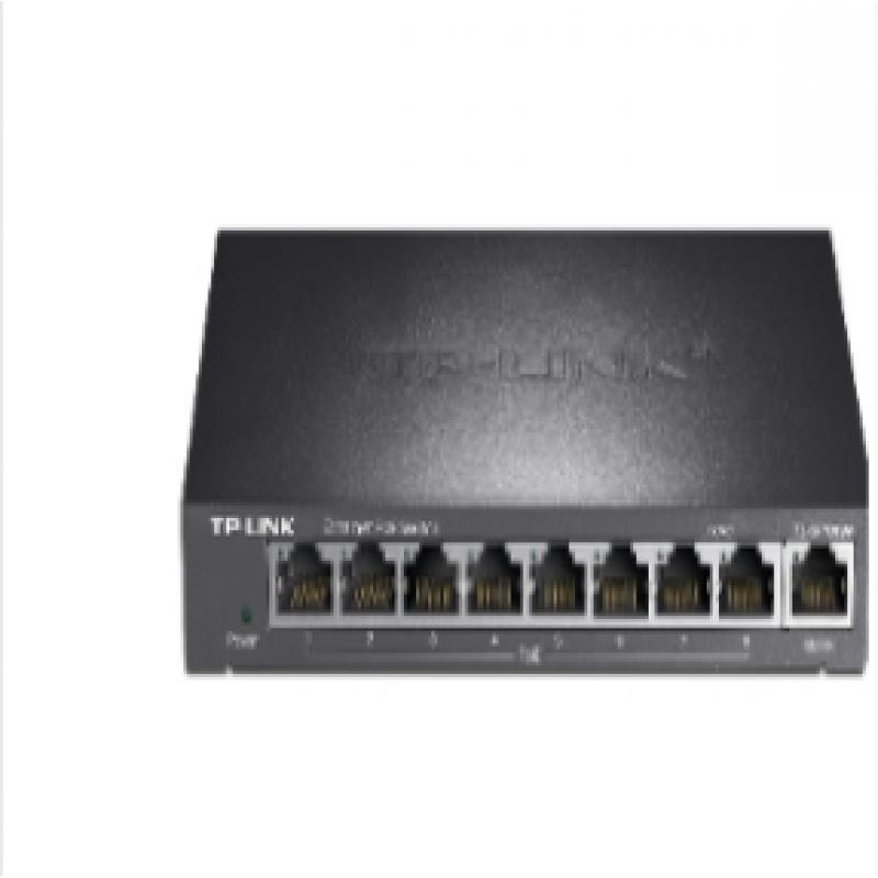 普联TP-LINK SF1009P 9口百兆8口POE非网管PoE交换设备