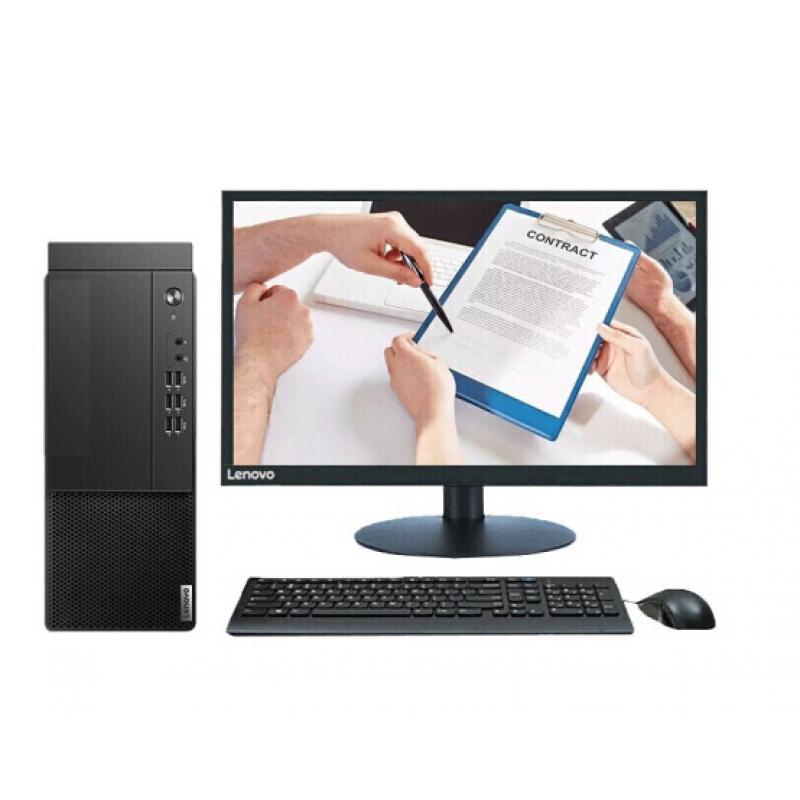 联想(Lenovo)  启天M630-B495( I5-10500/8GB/512GB/DVDRW 核显/23.8英寸)  台式计算机