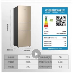 容声（Ronshen)三门冰箱小型...