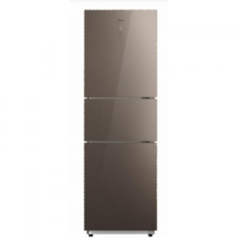 电冰箱 美的/Midea BCD-245WTGPM 201-250L 1级 三门 电脑控温 风冷 棕色