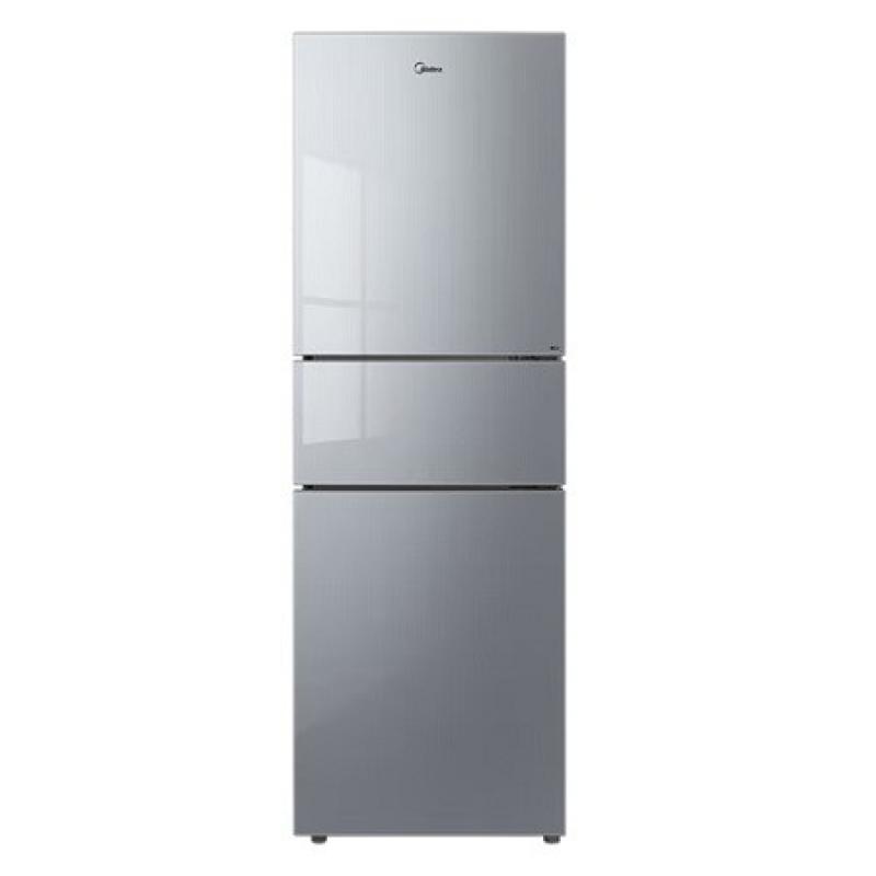 电冰箱 美的/Midea BCD-239WTGPM 201-250L 1级 三门 电子控温 风冷 银色